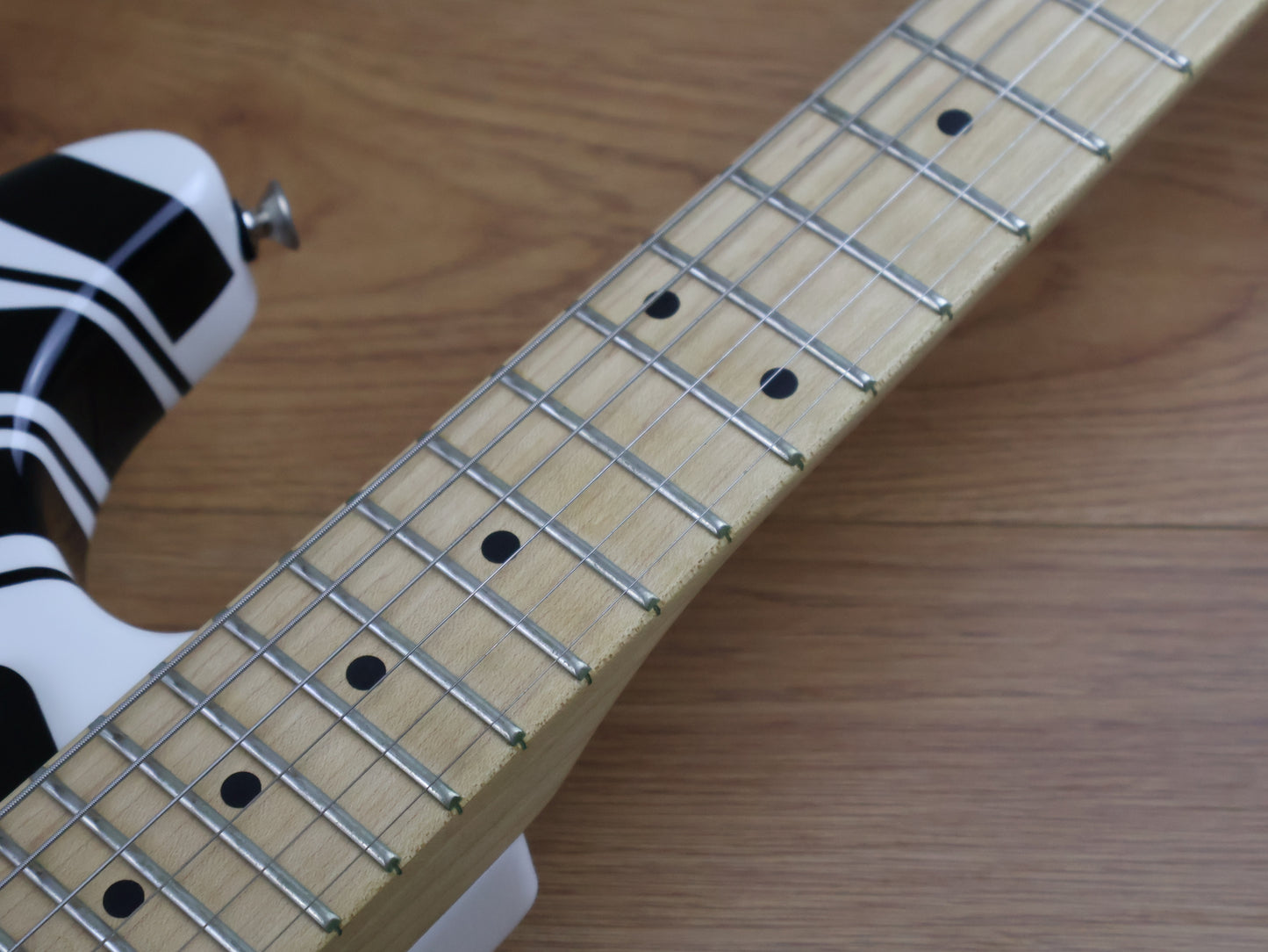 EVH Striped Series Van Halen Signature Stratocaster (Black and White)