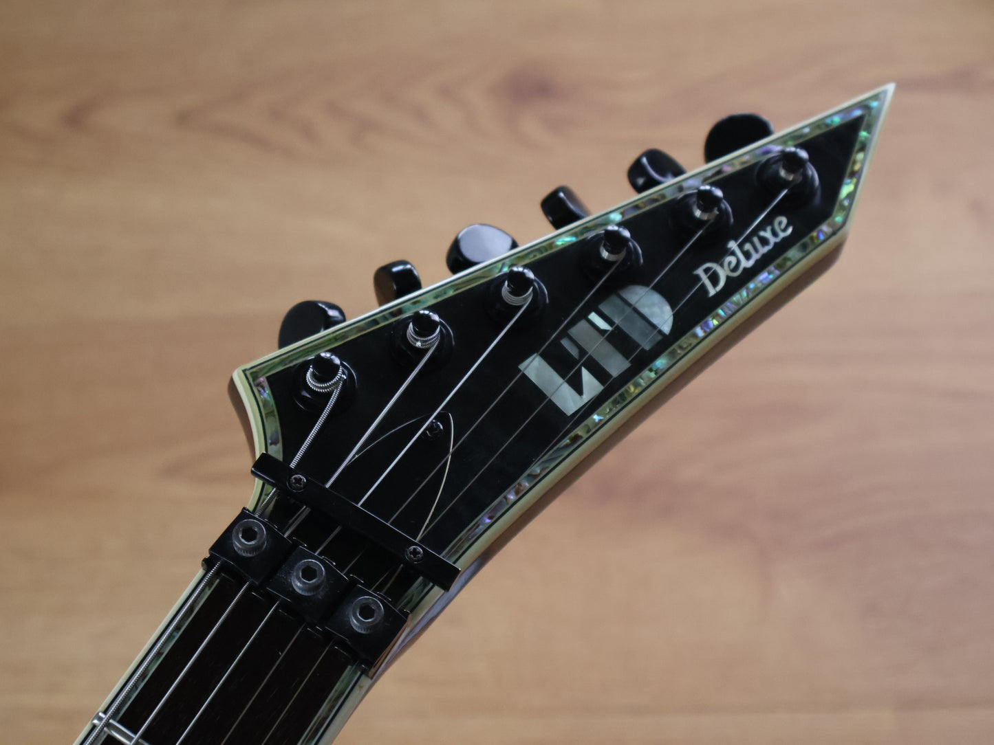 2007 ESP LTD MH-1000FR Deluxe w/EMG's (See Thru Black)