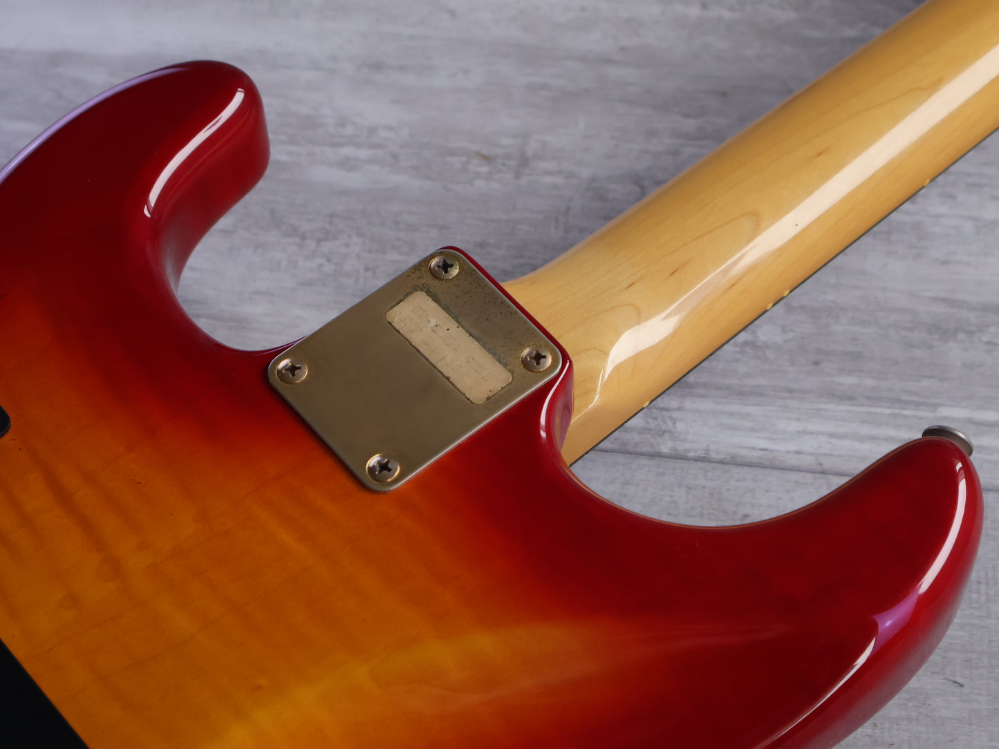 1986 Selva Japan ST-II 230EMG SSH Steve Lukather Model (Cherry Sunburst)