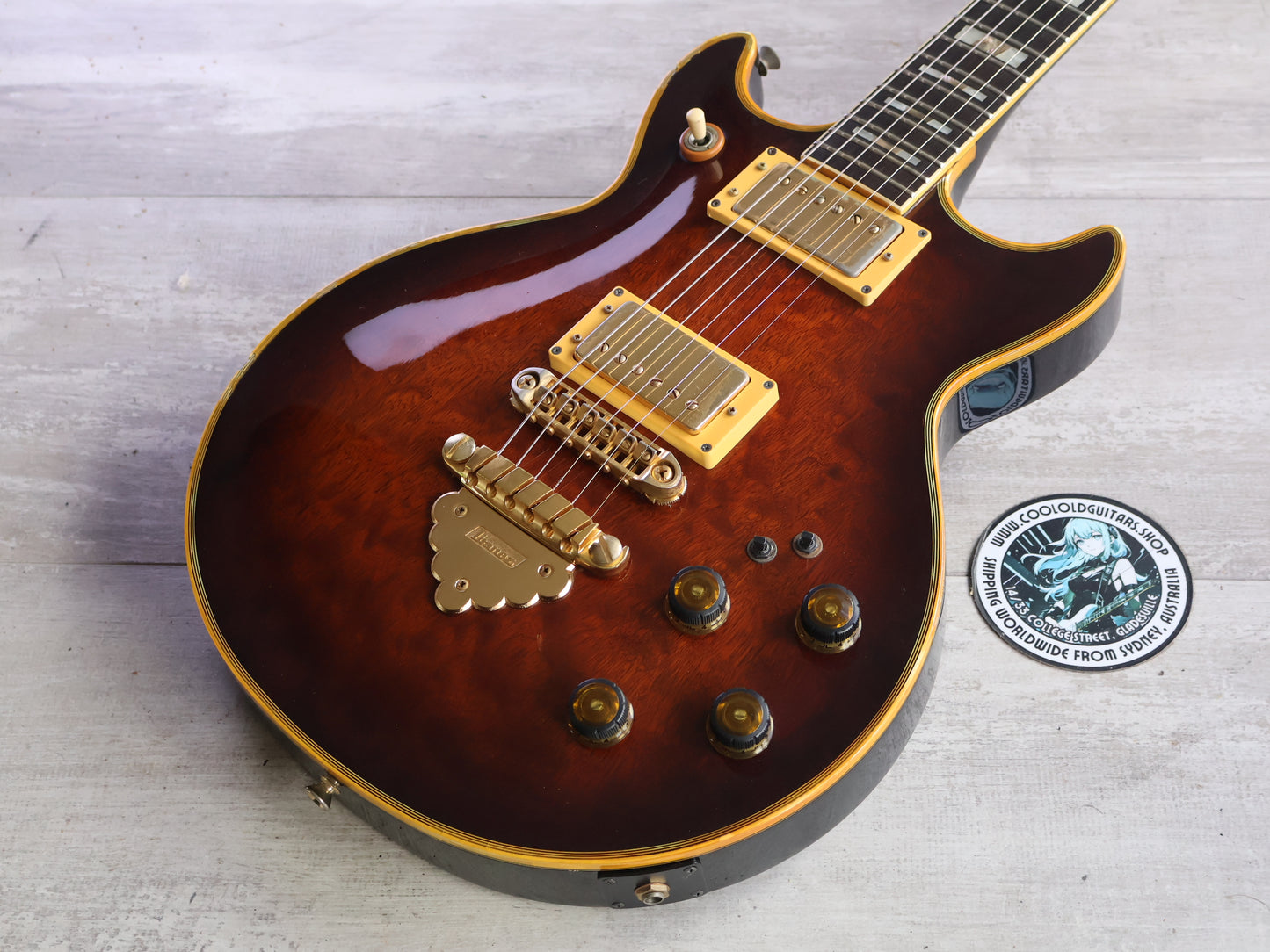 1983 Ibanez Japan AR305 Artist Double Cutaway (Antique Violin)
