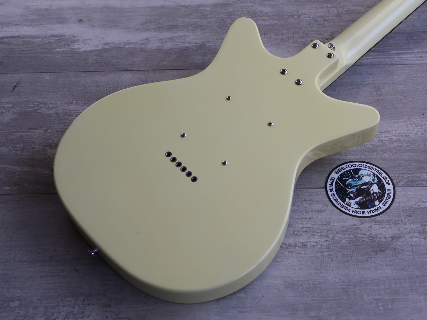 Danelectro "Vintage 12-String" Shorthorn Semi Hollowbody (White)