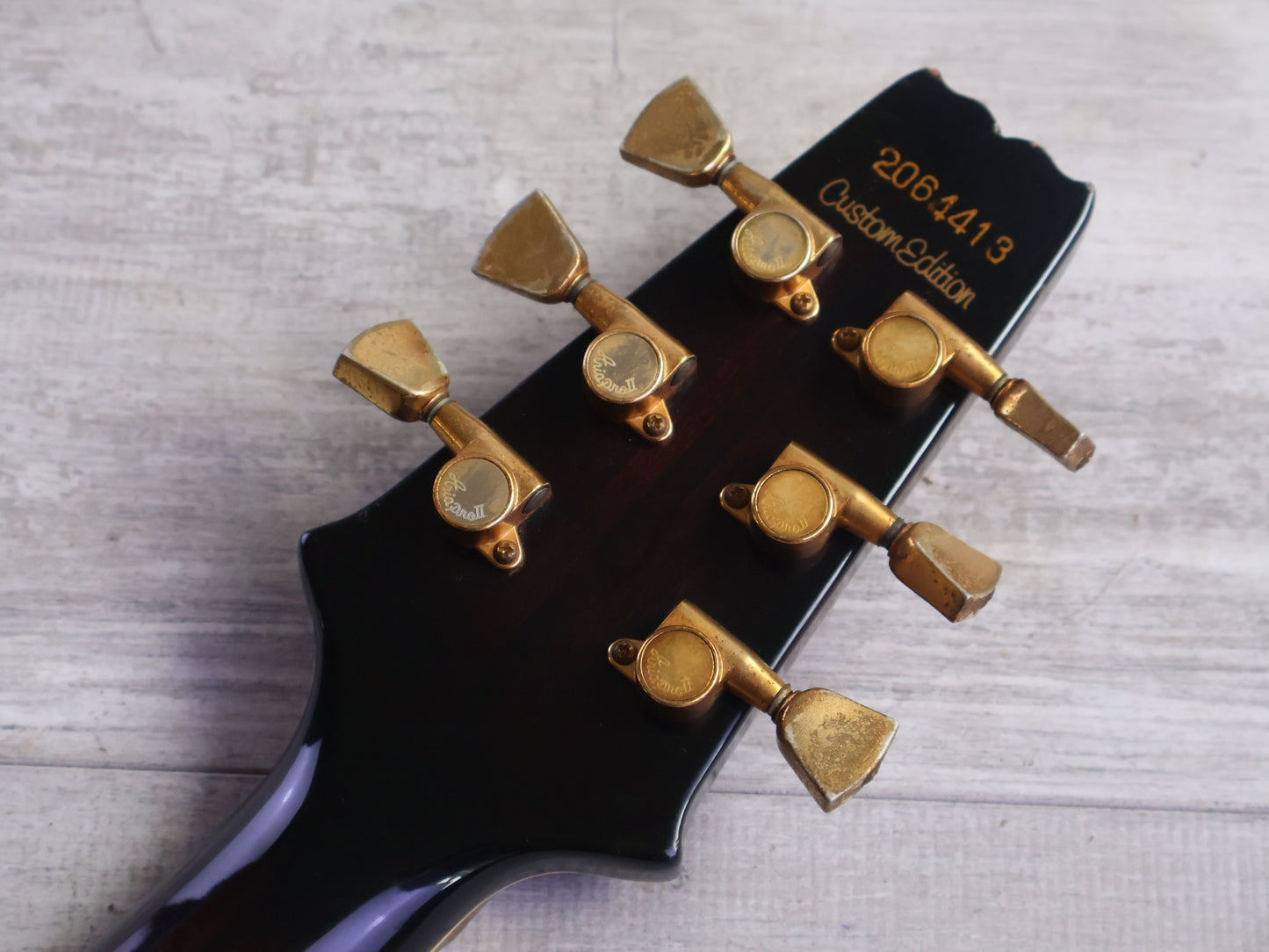 1982 Aria Pro II PE-120 Custom Edition Neal Schon Model w/Kahler (Brown Stain)