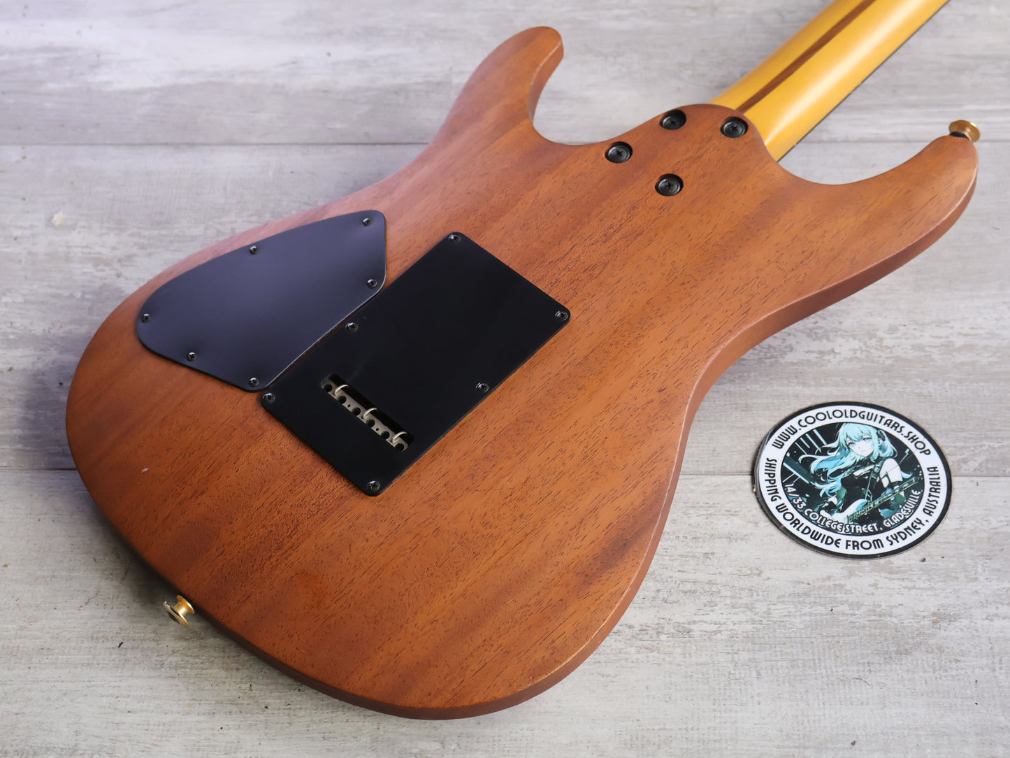 1994 Ibanez SV470 S-Series Saber HSH Superstrat (Natural Oil)