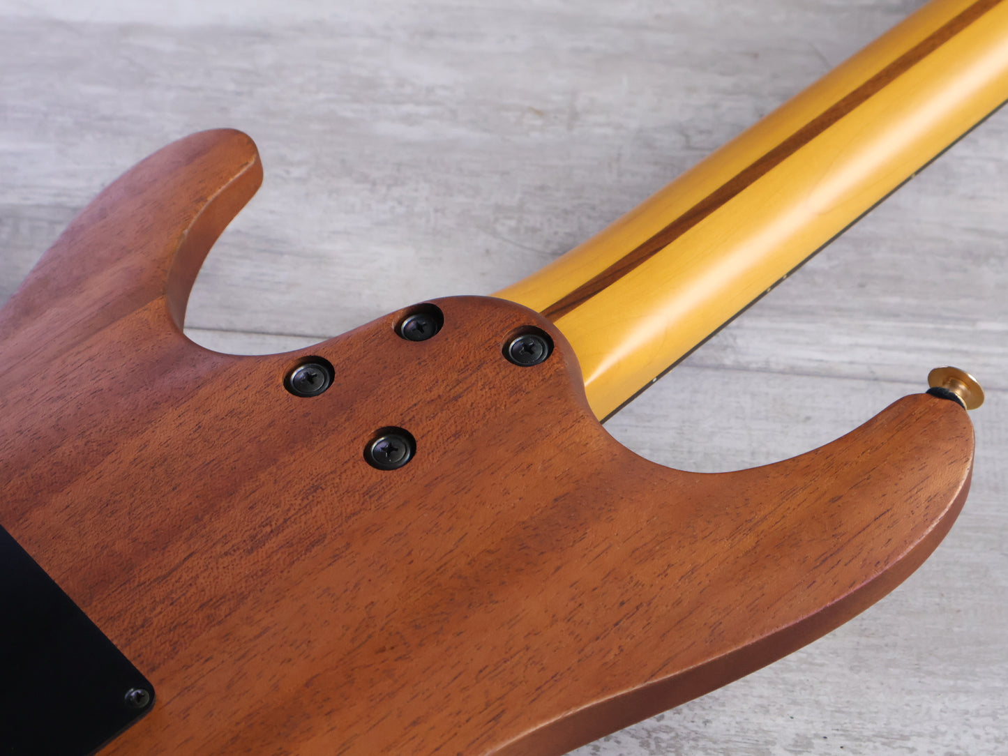 1994 Ibanez SV470 S-Series Saber HSH Superstrat (Natural Oil)