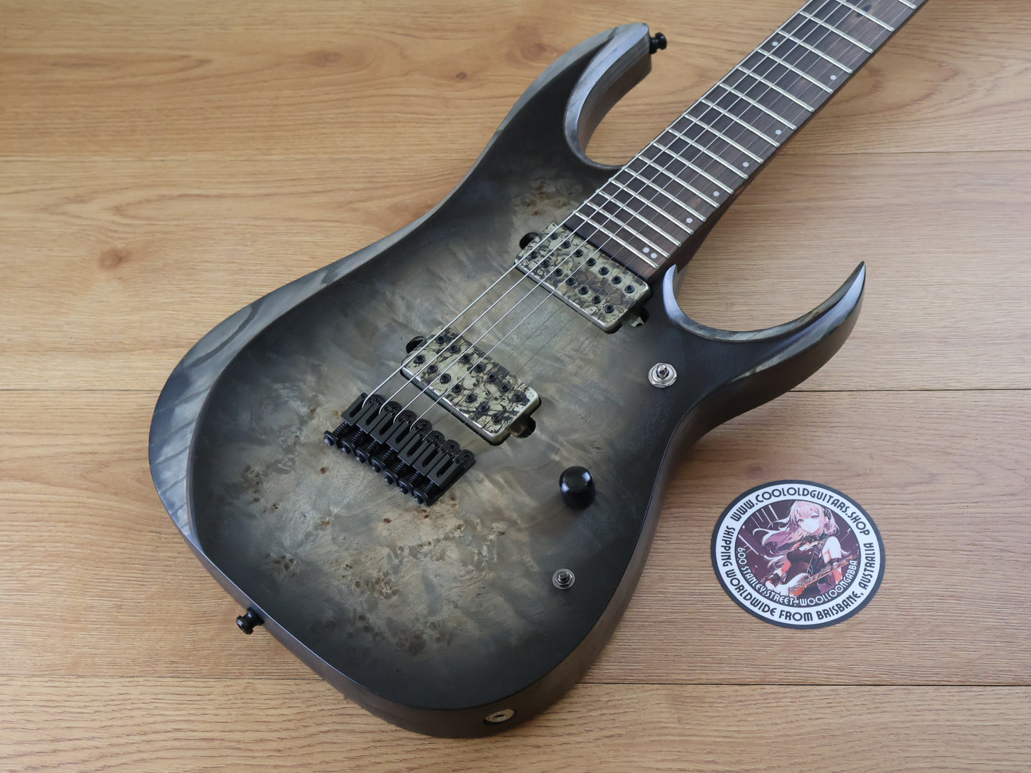 2022 Ibanez RGD71ALPA 7-String (Charcoal Burst Black)