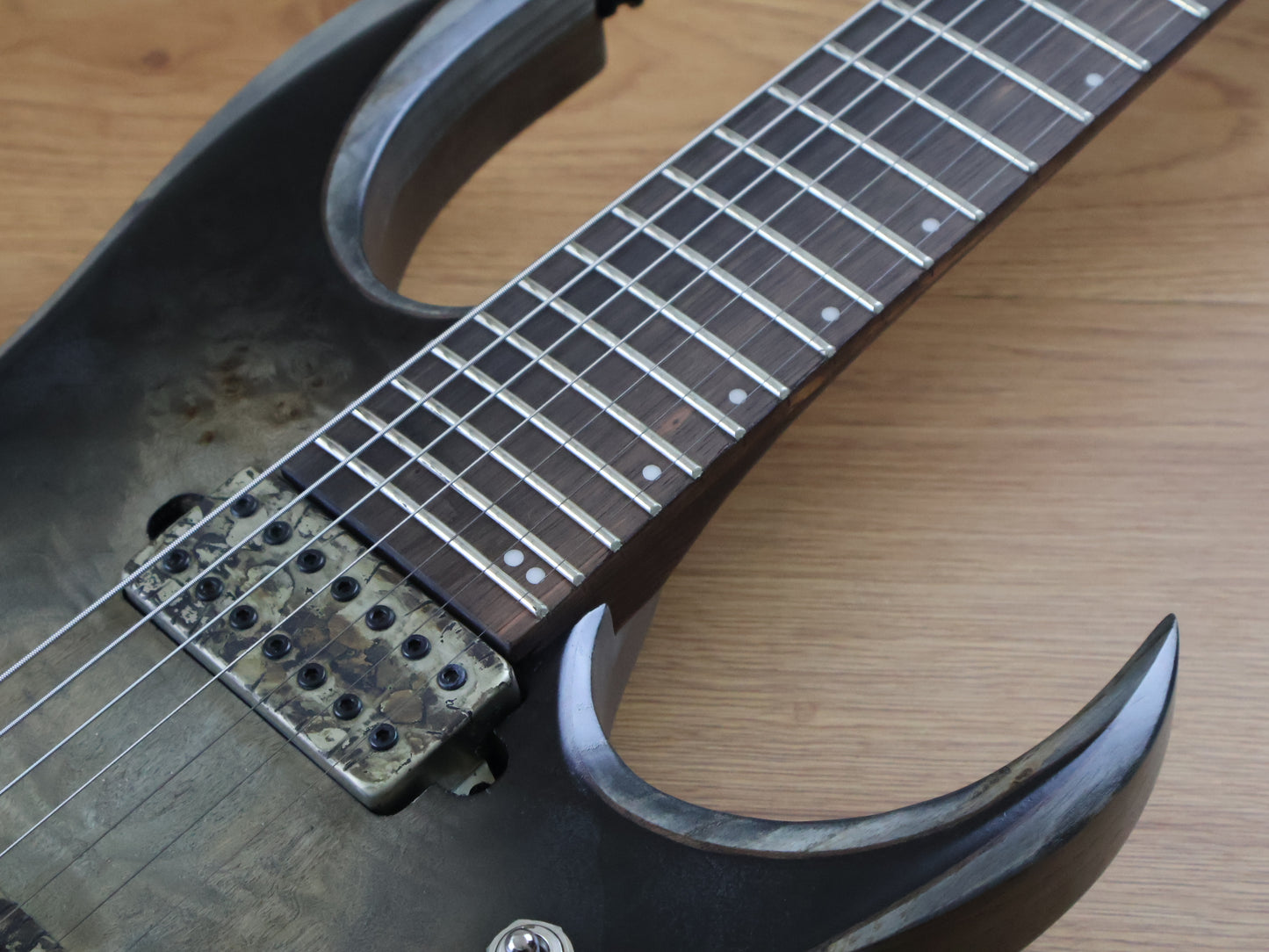 2022 Ibanez RGD71ALPA 7-String (Charcoal Burst Black)