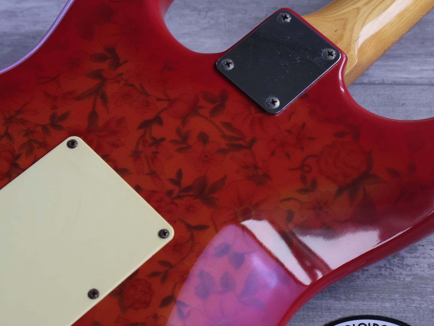 1980's Hiro Kawahara Custom Built S-Style - Heretic (Floral Pink)
