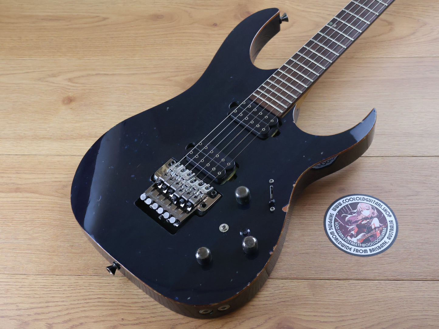 2000 Ibanez Japan RG2020X Prestige HH Superstrat w/LR Baggs Piezo (Transparent Blue)