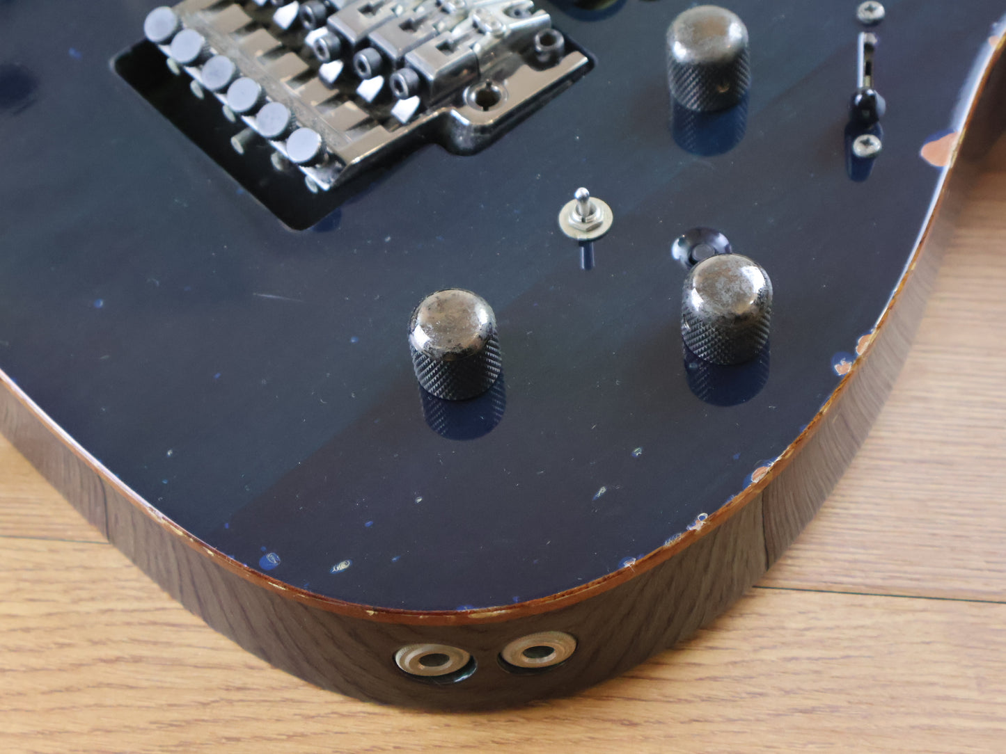 2000 Ibanez Japan RG2020X Prestige HH Superstrat w/LR Baggs Piezo (Transparent Blue)