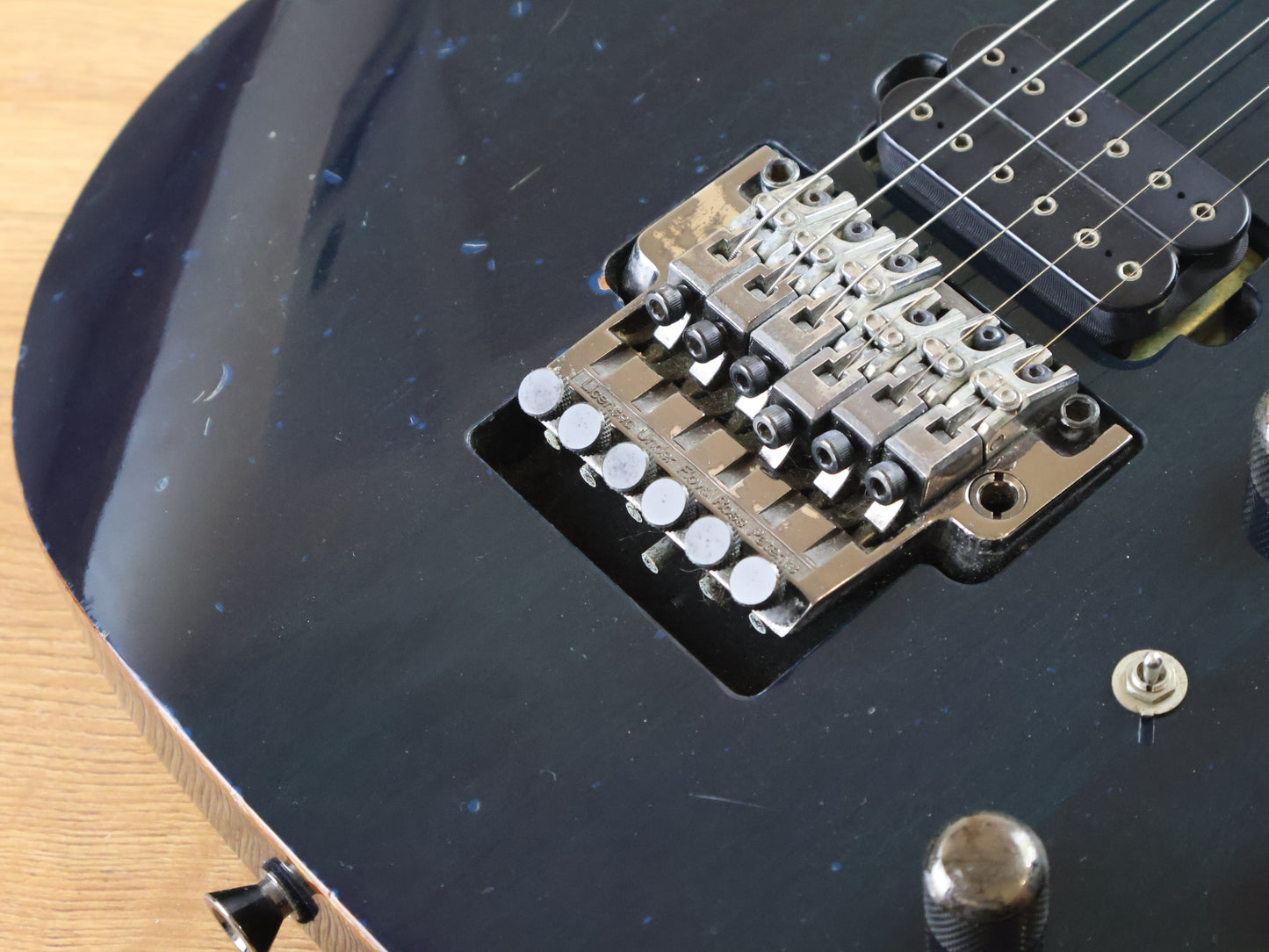 2000 Ibanez Japan RG2020X Prestige HH Superstrat w/LR Baggs Piezo (Transparent Blue)