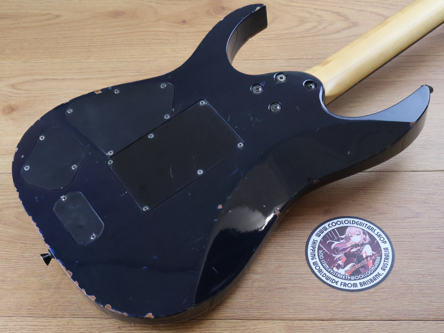 2000 Ibanez Japan RG2020X Prestige HH Superstrat w/LR Baggs Piezo (Transparent Blue)