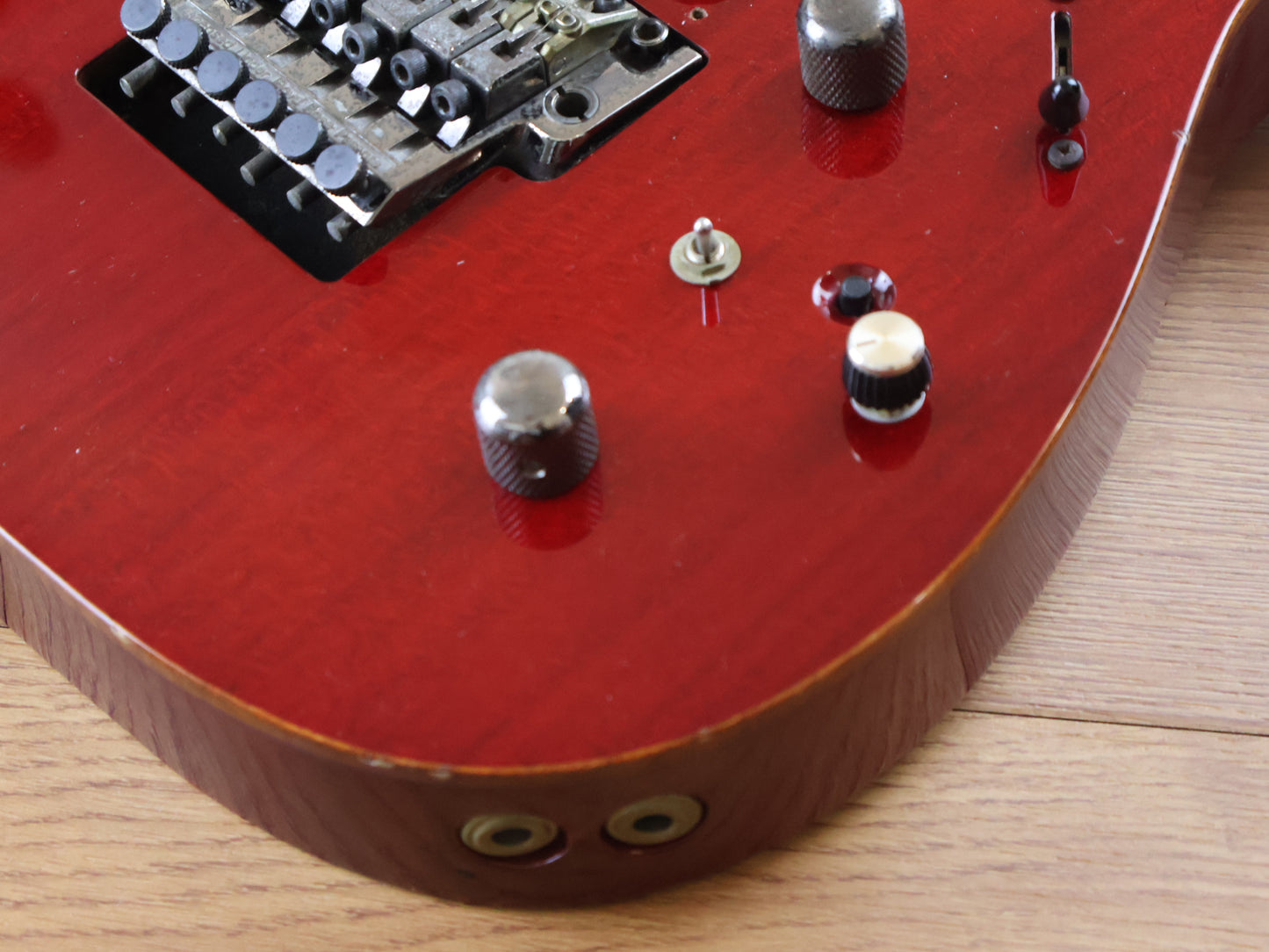 2001 Ibanez Japan RG2020X Prestige HH Superstrat w/LR Baggs Piezo (Transparent Red)