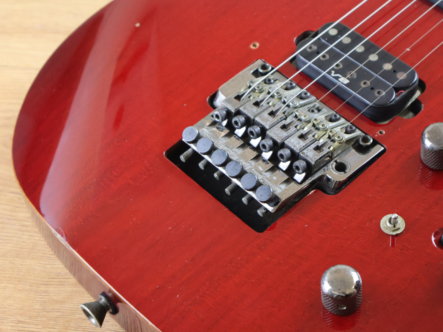 2001 Ibanez Japan RG2020X Prestige HH Superstrat w/LR Baggs Piezo (Transparent Red)