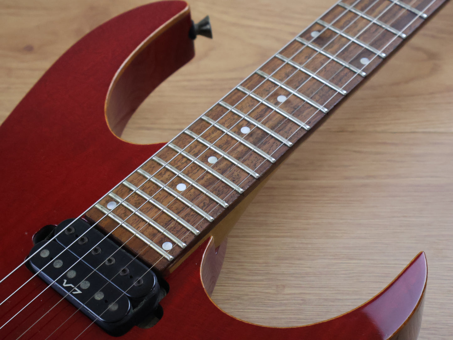 2001 Ibanez Japan RG2020X Prestige HH Superstrat w/LR Baggs Piezo (Transparent Red)