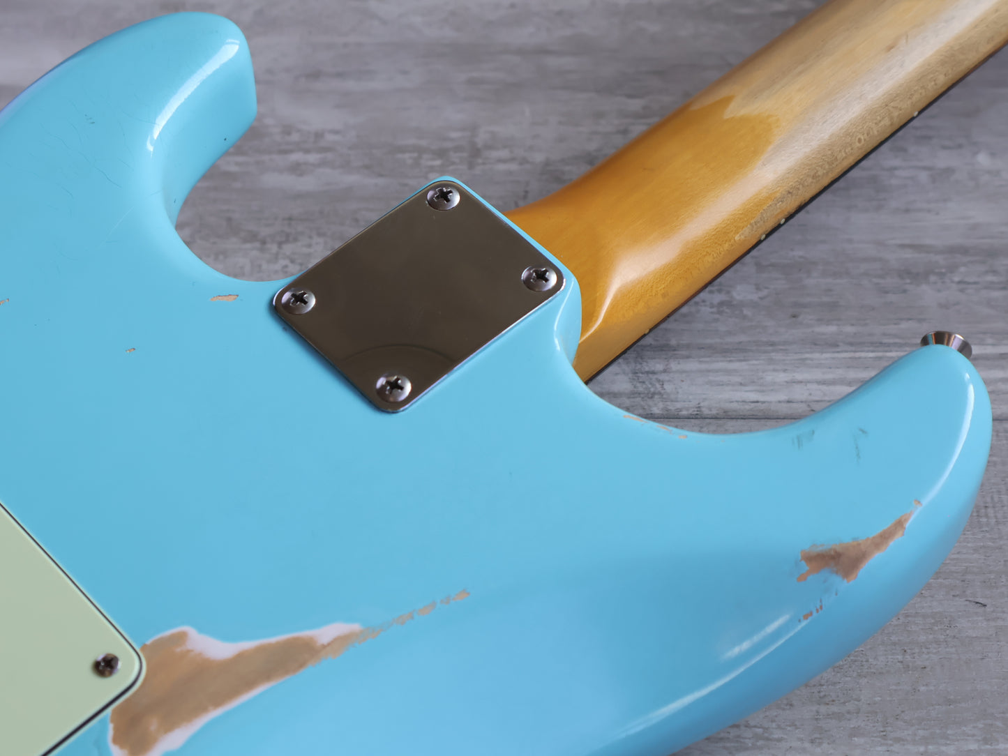 1989 Fender Japan '62 Reissue Stratocaster (Nitro Daphne Blue Refinish)