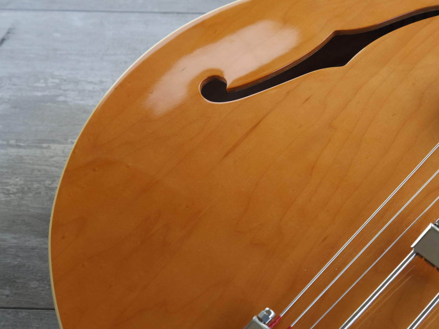2006 Epiphone Japan Elitist Nick Valensi Model Riviera w/Gibson P-94's (Antique Natural)
