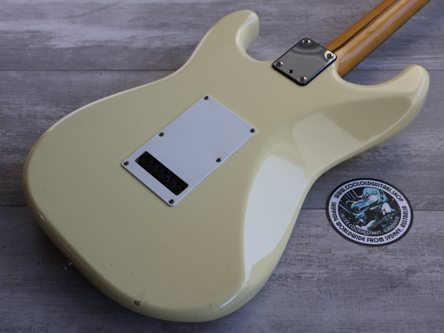 1986 Fender Japan ST314-55 Boxer Series Medium Scale Stratocaster (Vintage White)