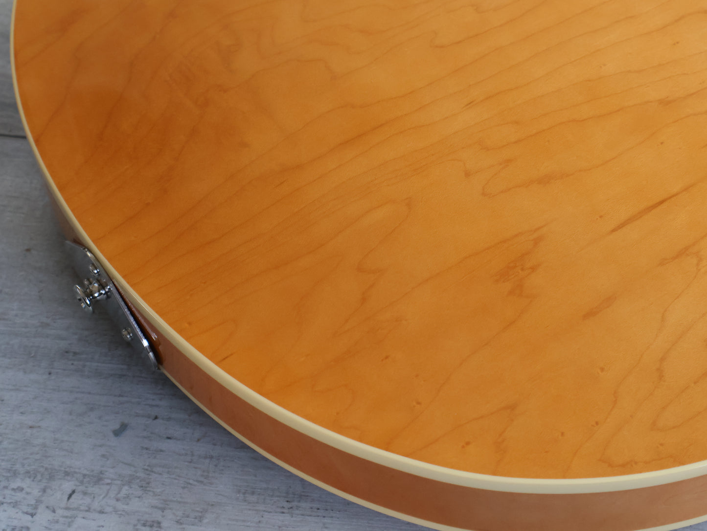 2006 Epiphone Japan Elitist Nick Valensi Model Riviera w/Gibson P-94's (Antique Natural)
