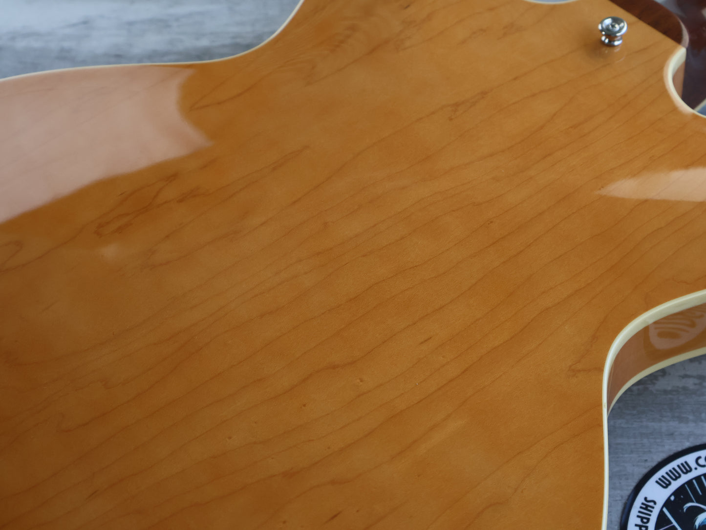 2006 Epiphone Japan Elitist Nick Valensi Model Riviera w/Gibson P-94's (Antique Natural)