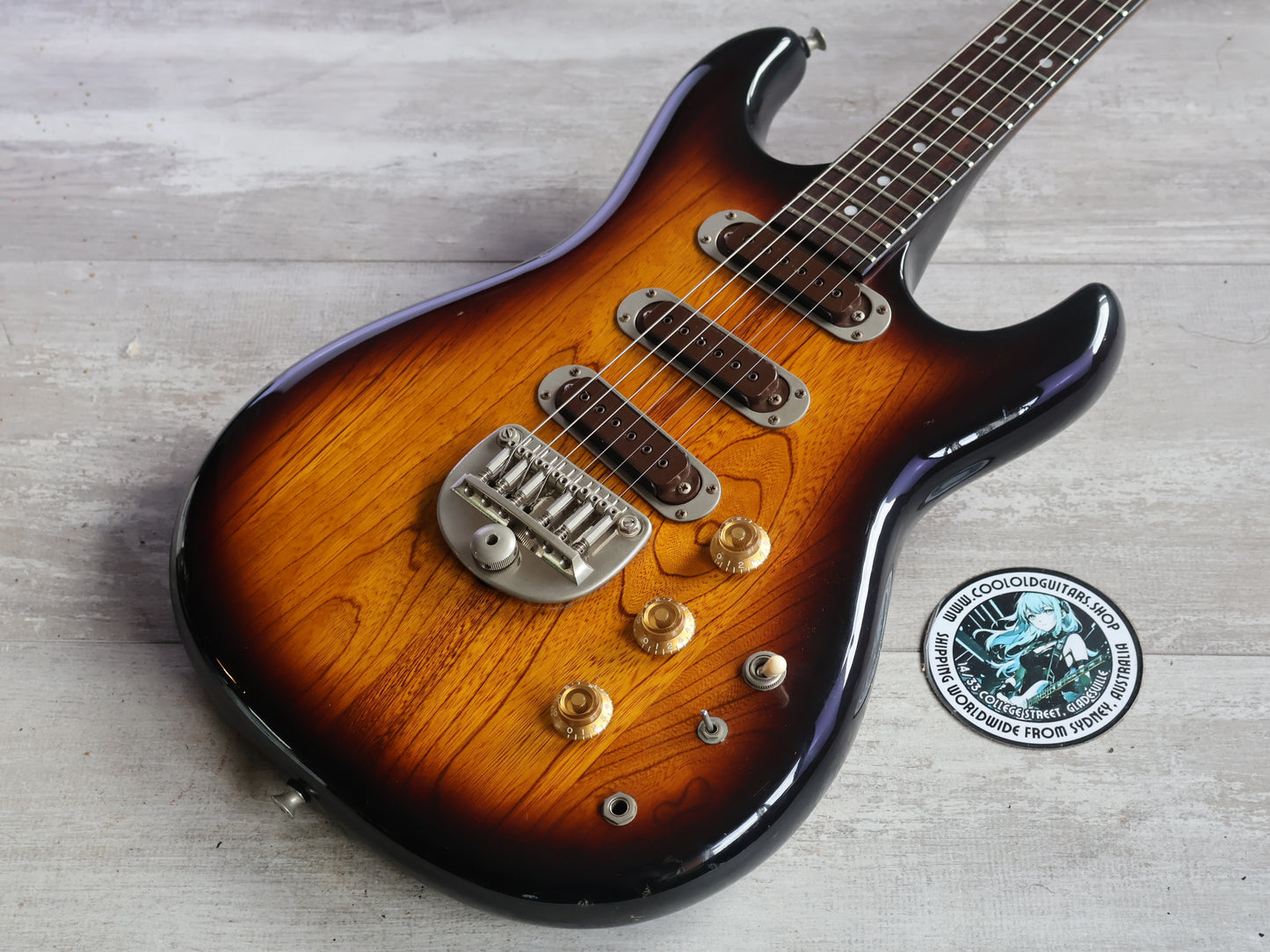 1979 Greco GO-II 600 GO Series Set Neck S-Style (Japan Brown)