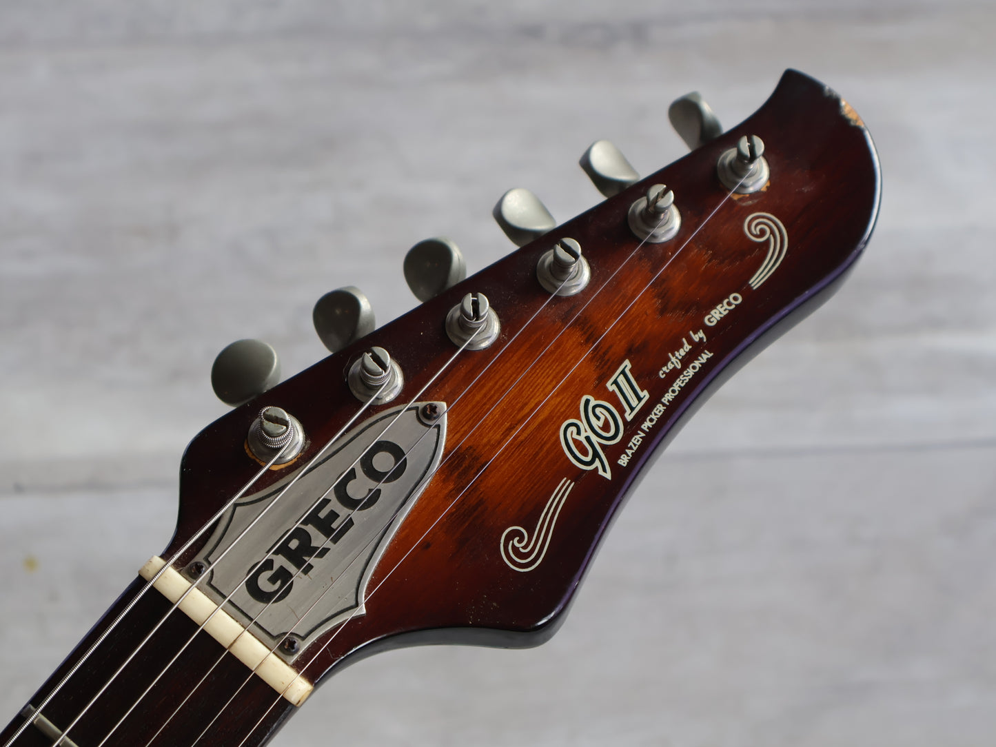 1979 Greco GO-II 600 GO Series Set Neck S-Style (Japan Brown)