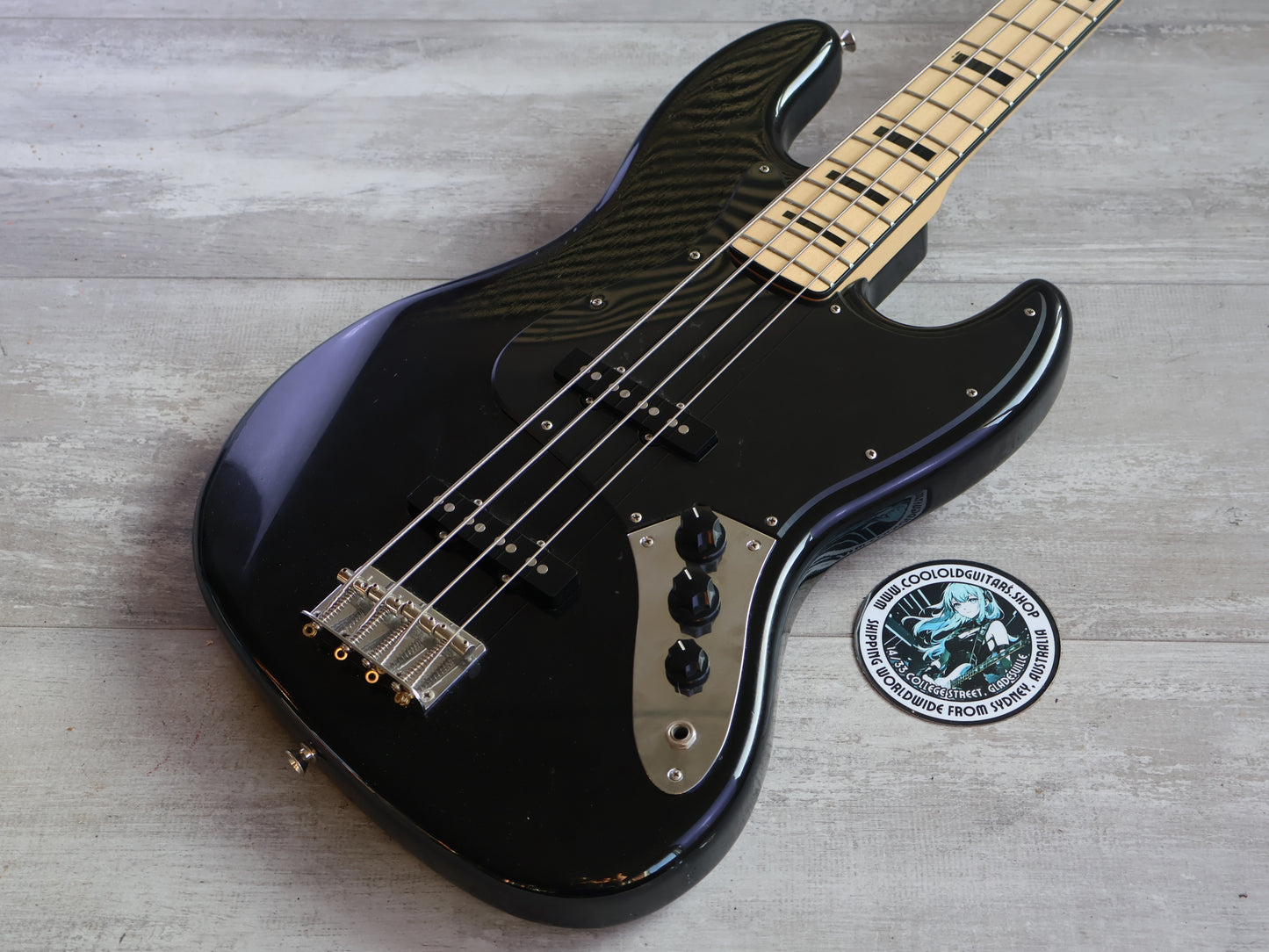 2014 Fender Japan JB75 '75 Reissue Jazz Bass (Black)