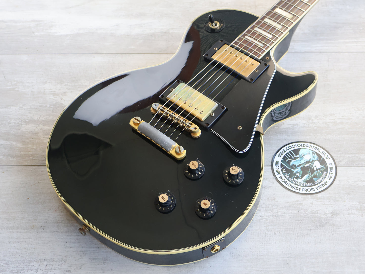 1970's Morris Japan MLP-85 Les Paul Custom (Ebony)