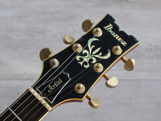 1982 Ibanez Japan AR100 Artist Double Cutaway (Fire Red)