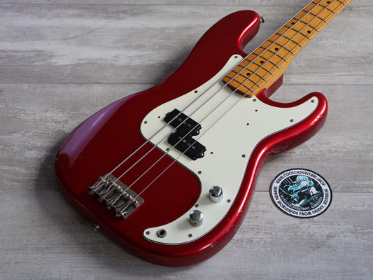 1982 Fernandes Japan RPB-70 ‘57 Reissue Precision Bass (Candy Apple Red)