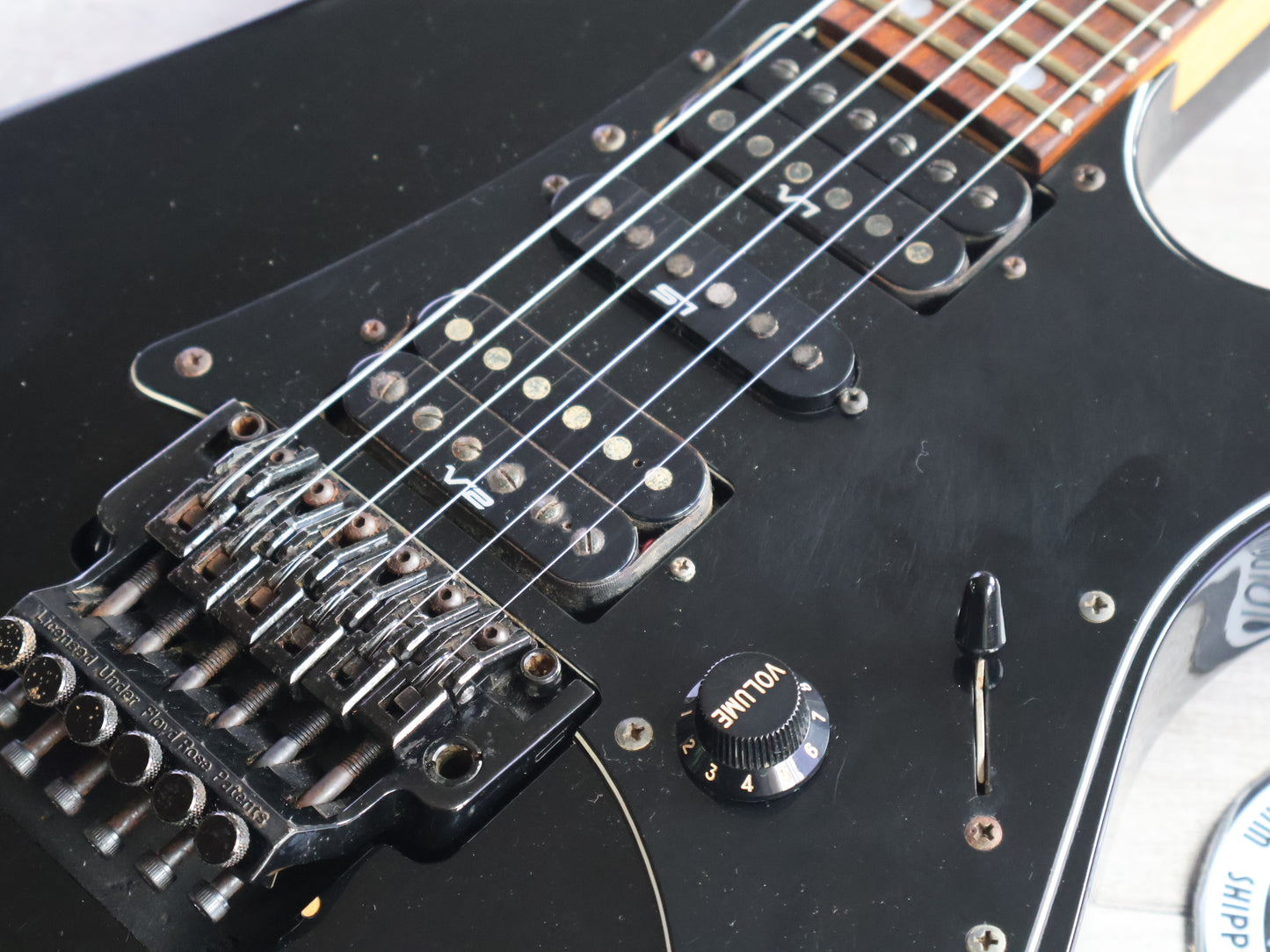 1989 Ibanez Japan RG570 HSH Superstrat (Black)