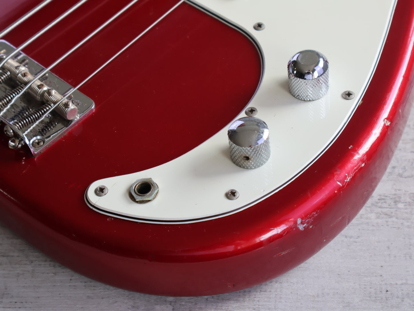 1982 Fernandes Japan RPB-70 ‘57 Reissue Precision Bass (Candy Apple Red)