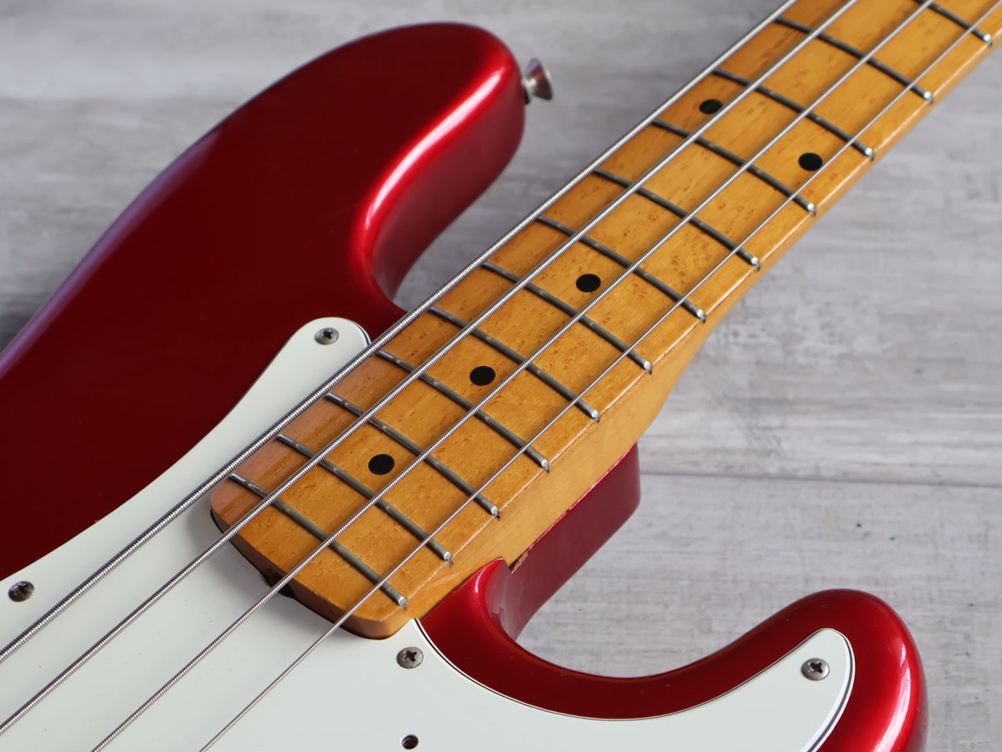 1982 Fernandes Japan RPB-70 ‘57 Reissue Precision Bass (Candy Apple Red)