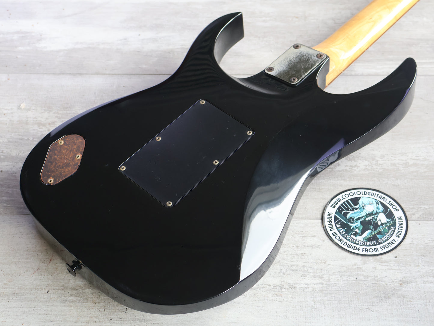 1989 Ibanez Japan RG570 HSH Superstrat (Black)