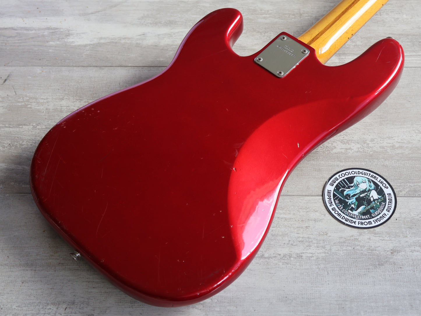 1982 Fernandes Japan RPB-70 ‘57 Reissue Precision Bass (Candy Apple Red)