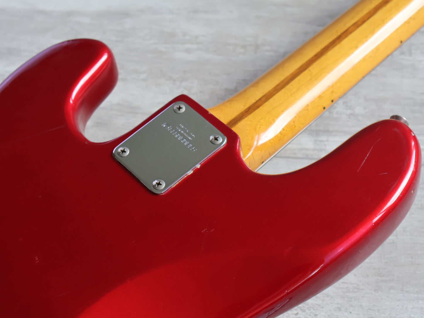 1982 Fernandes Japan RPB-70 ‘57 Reissue Precision Bass (Candy Apple Red)