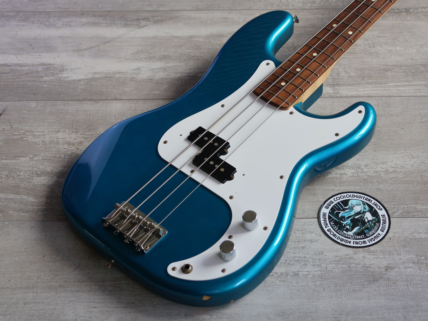 1993 Fender Japan PB-STD Standard Precision Bass (Lake Placid Blue)