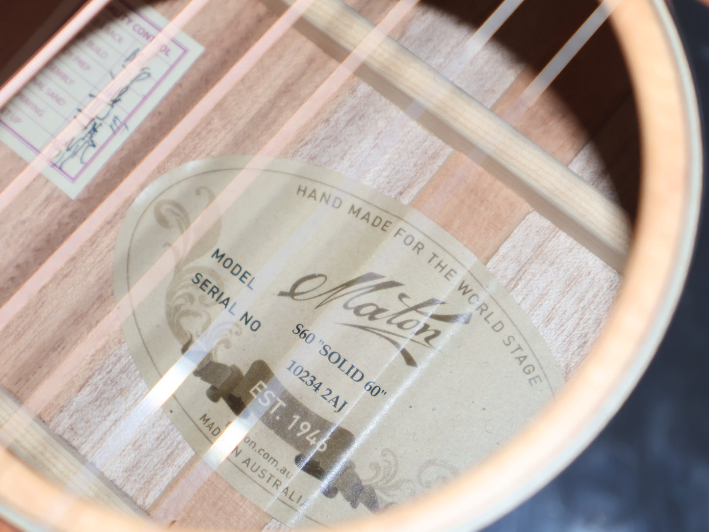 Maton S60 "Solid 60" Acoustic (Natural)