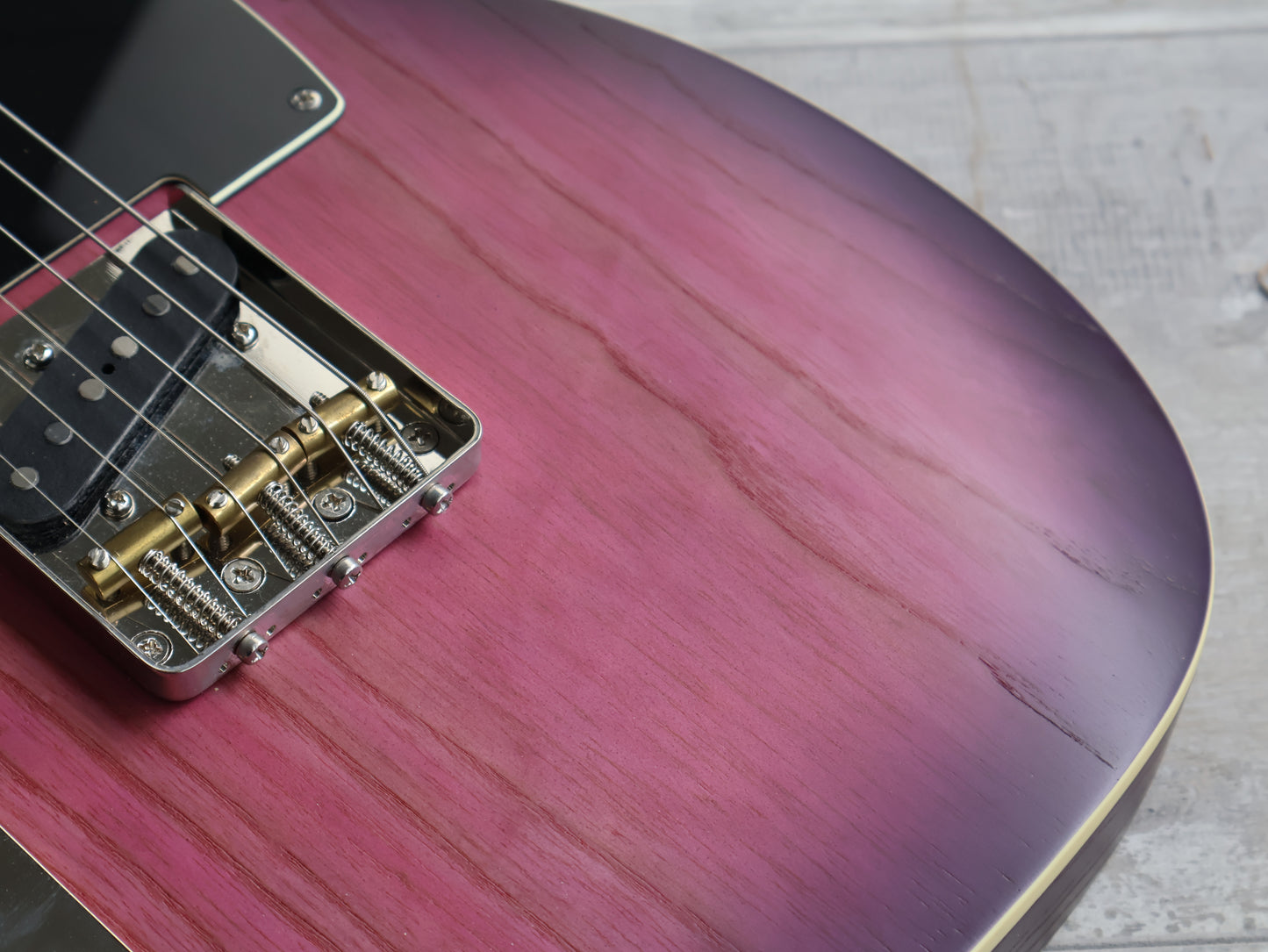 Schecter PT Special LH Left Handed Stratocaster w/P90 (Purple Burst Pearl)