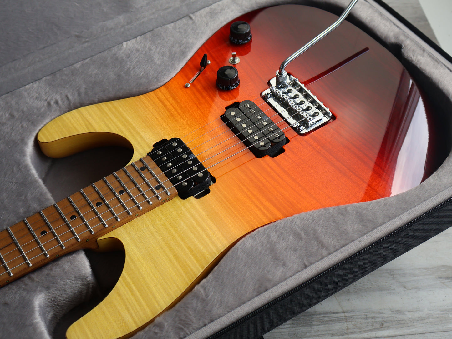 Ibanez AZ242F Premium Series Superstrat (Tequila Sunrise Gradation)