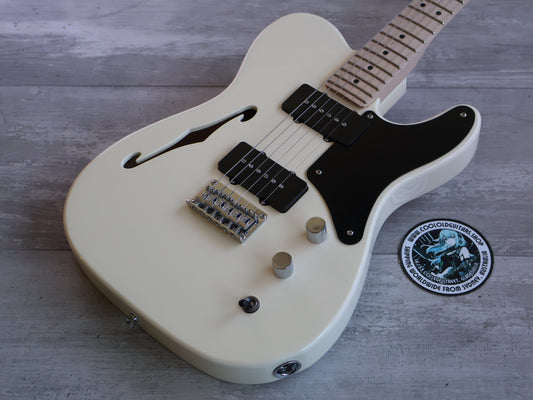 Squier Paranormal Telecaster Thinline Cabronita (Olympic White)