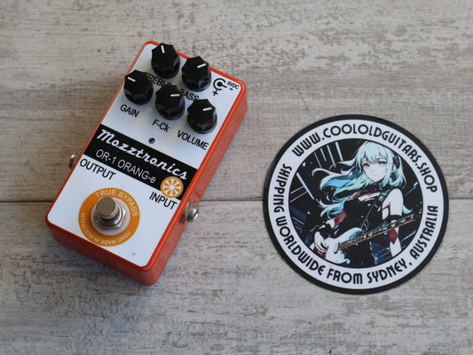 Mozztronics OR-1 Orange-E Guitar Effects Pedal