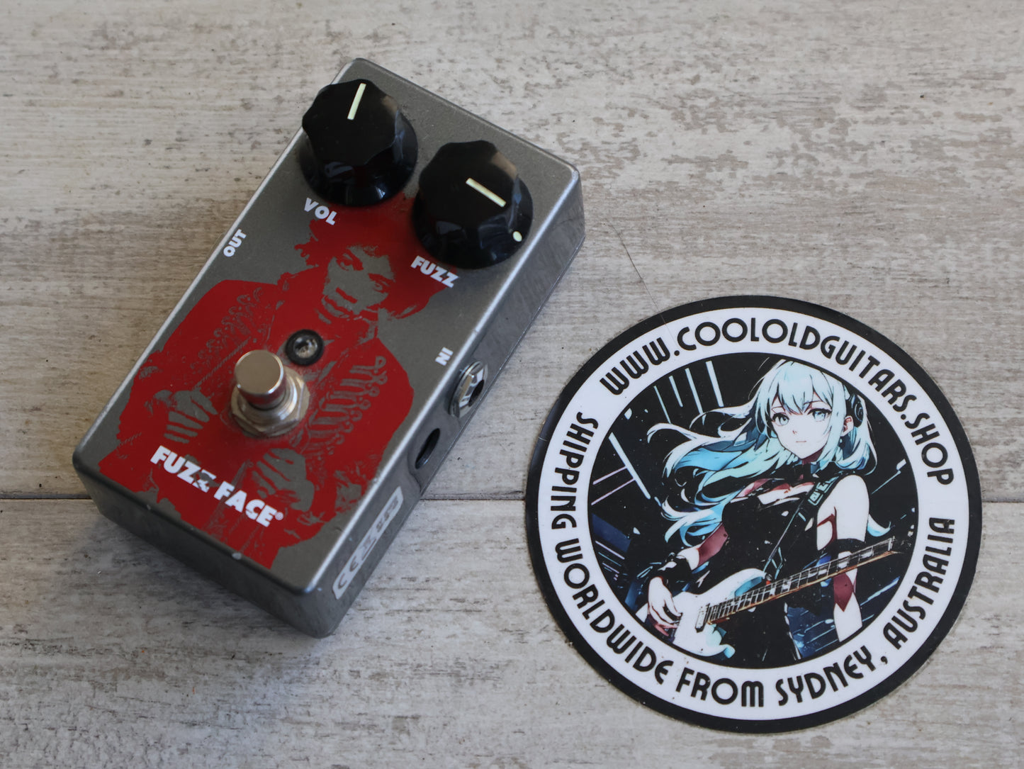 MXR JHM5 Limited Edition Jimi Hendrix Fuzz Face Distortion