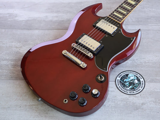 1990 Orville (Gibson) Japan SG-65 '62 Reissue SG Double Cutaway (Cherry)