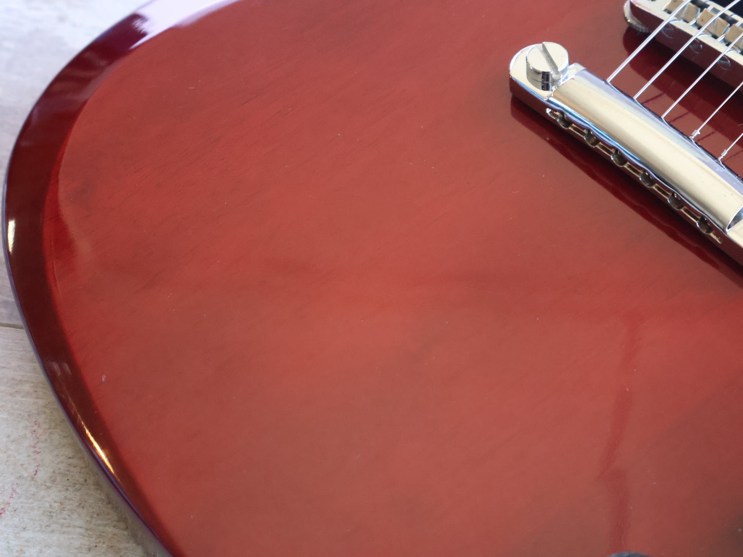 1990 Orville (Gibson) Japan SG-65 '62 Reissue SG Double Cutaway (Cherry)