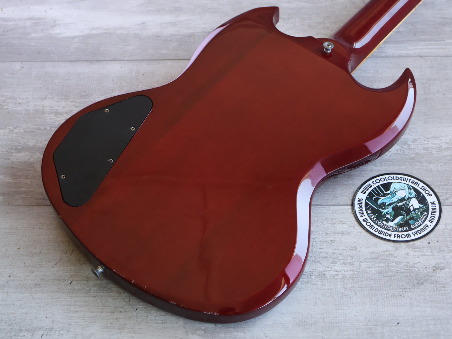 1990 Orville (Gibson) Japan SG-65 '62 Reissue SG Double Cutaway (Cherry)