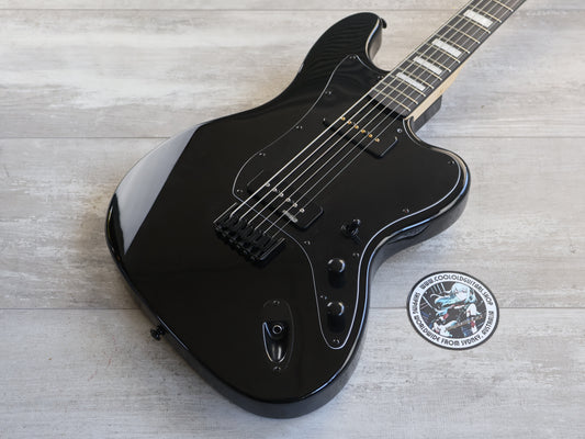Harley Benton JA-Baritone Jazzmaster/Jaguar Offset Baritone w/P90's (Black)
