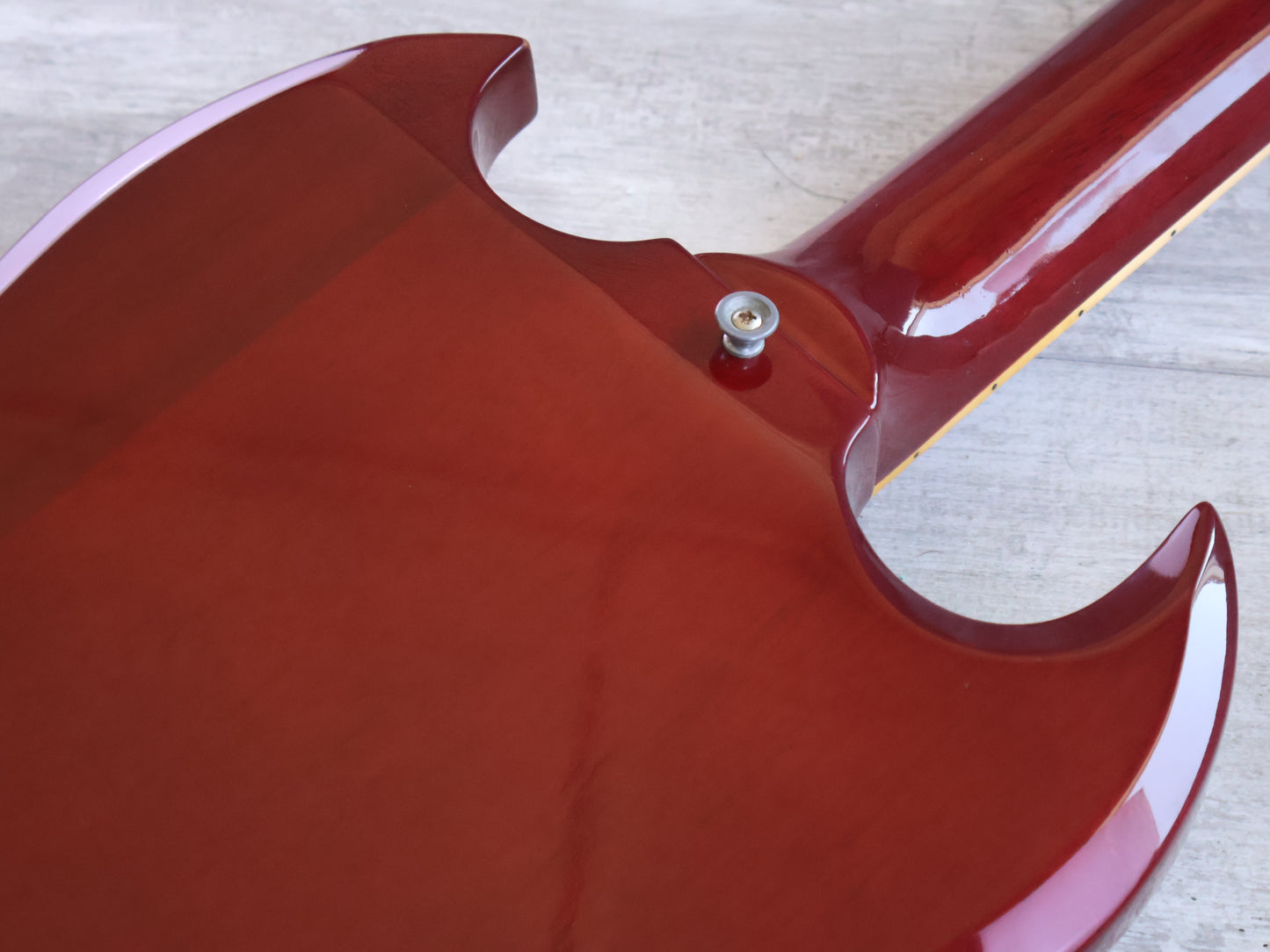 1990 Orville (Gibson) Japan SG-65 '62 Reissue SG Double Cutaway (Cherry)