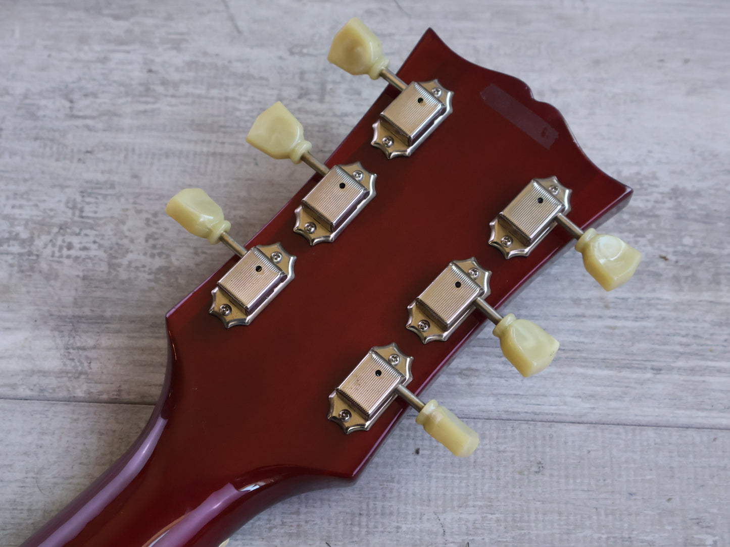1990 Orville (Gibson) Japan SG-65 '62 Reissue SG Double Cutaway (Cherry)