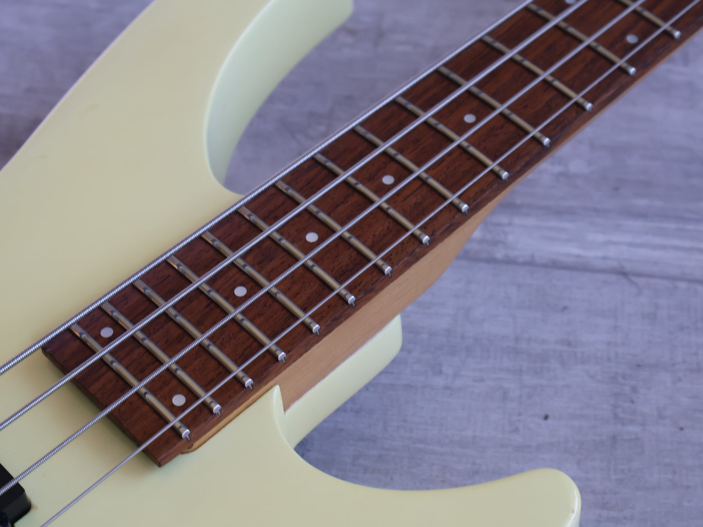 1987 Ibanez Japan RB60 "RB Bronks" Medium Scale Bass (Crystal Pearl)