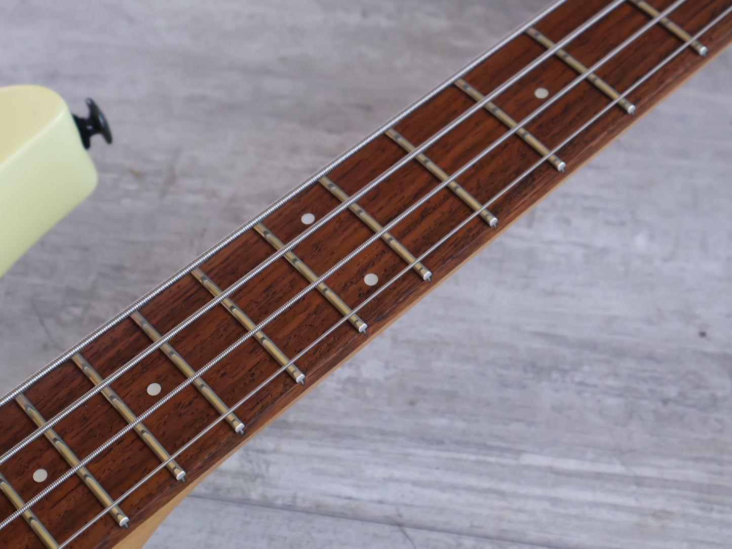 1987 Ibanez Japan RB60 "RB Bronks" Medium Scale Bass (Crystal Pearl)
